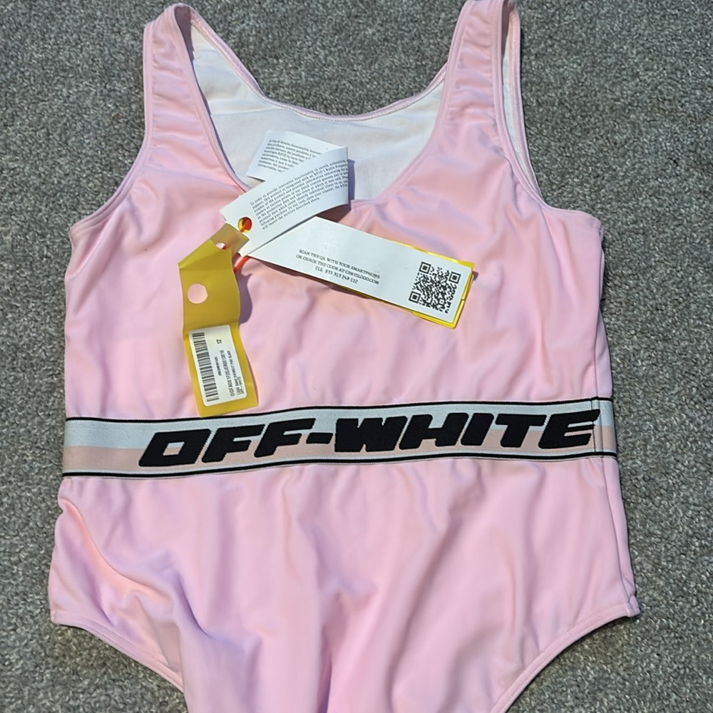 Off white swimsuit size 12